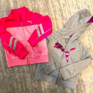 Two Puma Sweatshirts